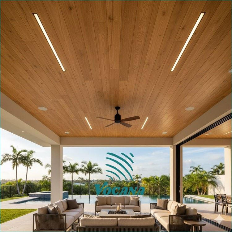 WPC Ceiling Panels For Commercial Renovation | Vocana suppliers