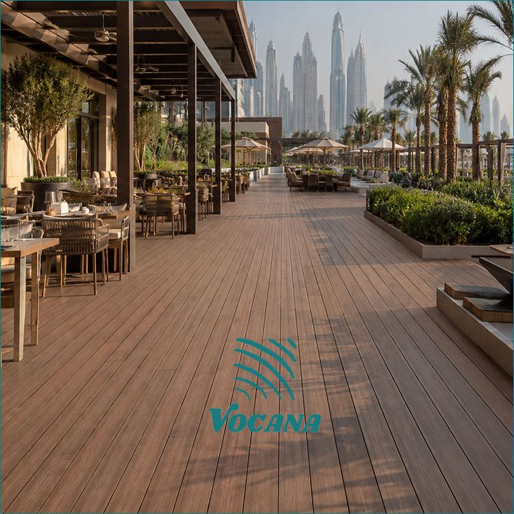 Solid WPC terrassebord UAE|Hotell- og kommersielle terrasser